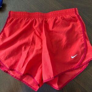 Nike Women's Vibrant Red Athletic Shorts